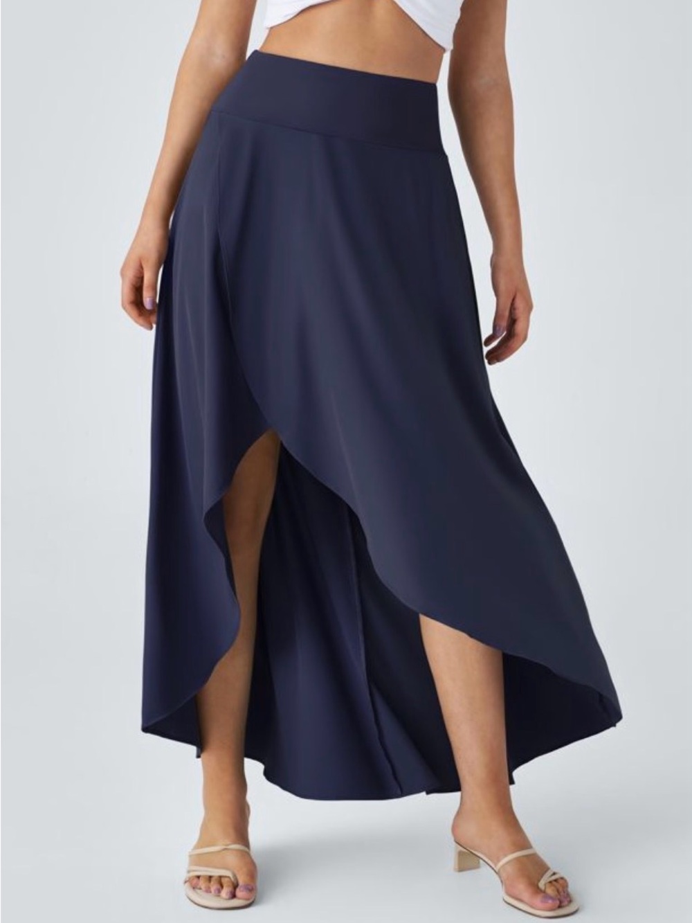 Halara breezeful high low skirt with built in shorts XL